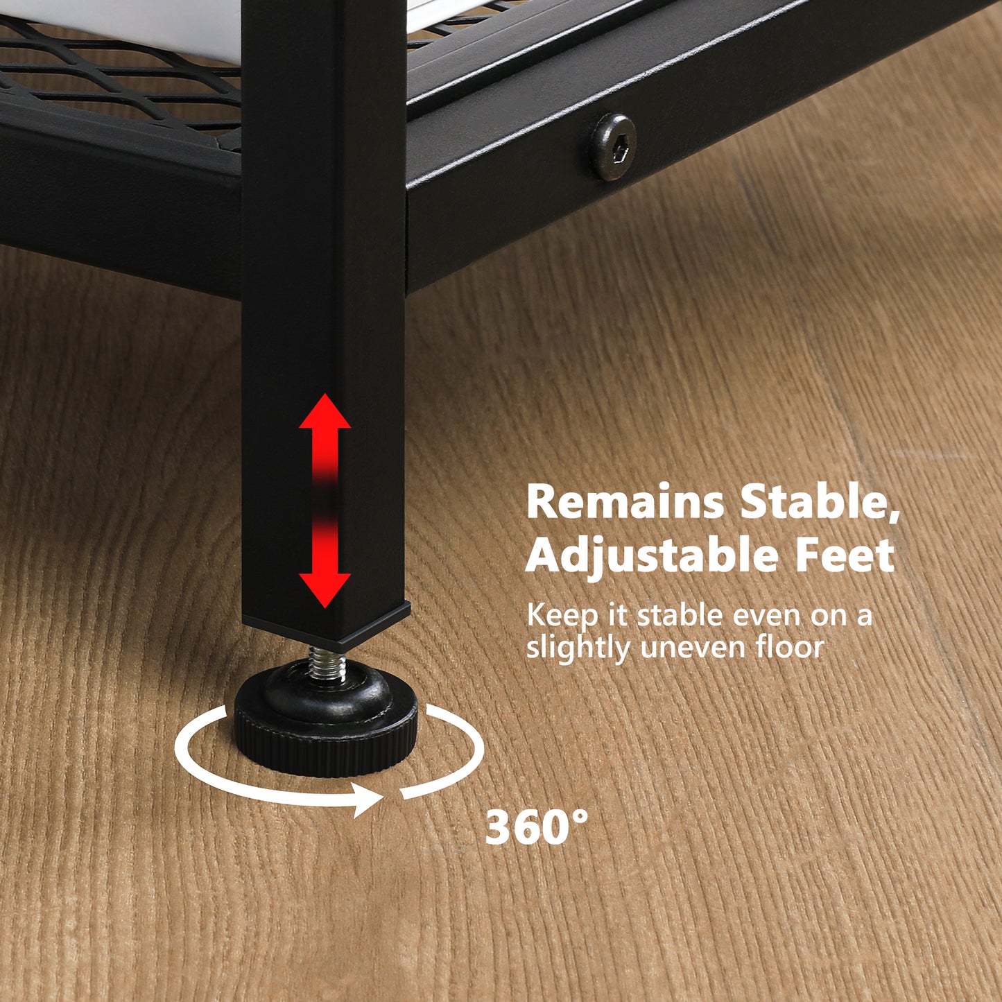 TV Stand for TV up to 70" TV Shelves Table Entertainment Center for Living Room, Wood Finish, Black